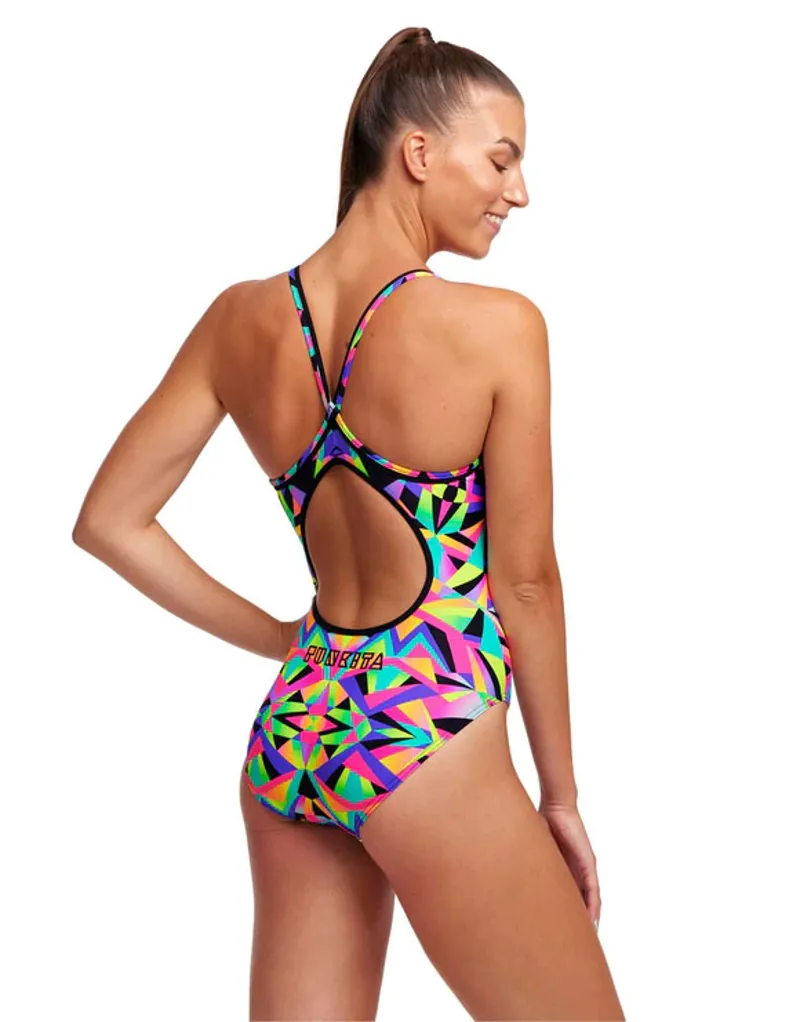 Funkita Ladies Diamond Back One Piece Swimsuit Crystal Eyes-4